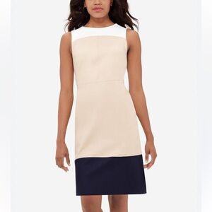 Elegant Colorblock Sleeveless Dress the Limited size 10
